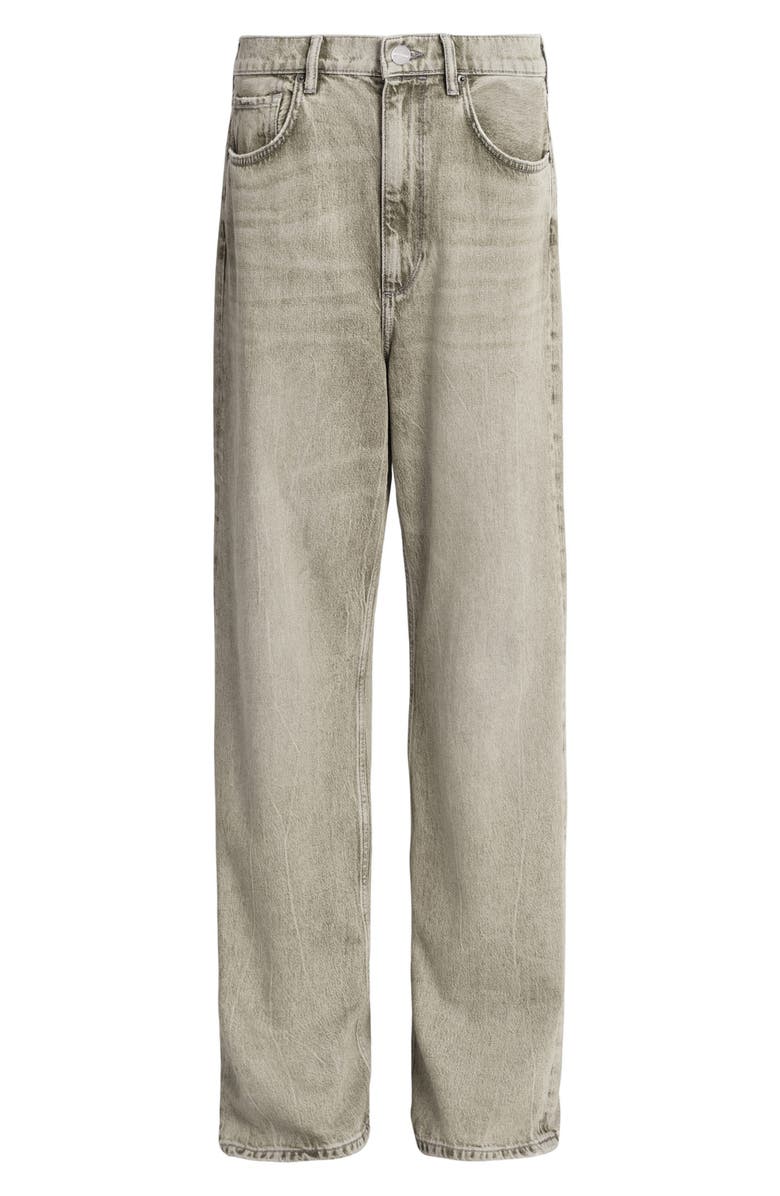 AllSaints Blake Raw Hem Wide Leg Jeans, Alternate, color,