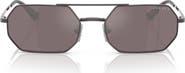 VOGUE 55mm Polarized Irregular Sunglasses
