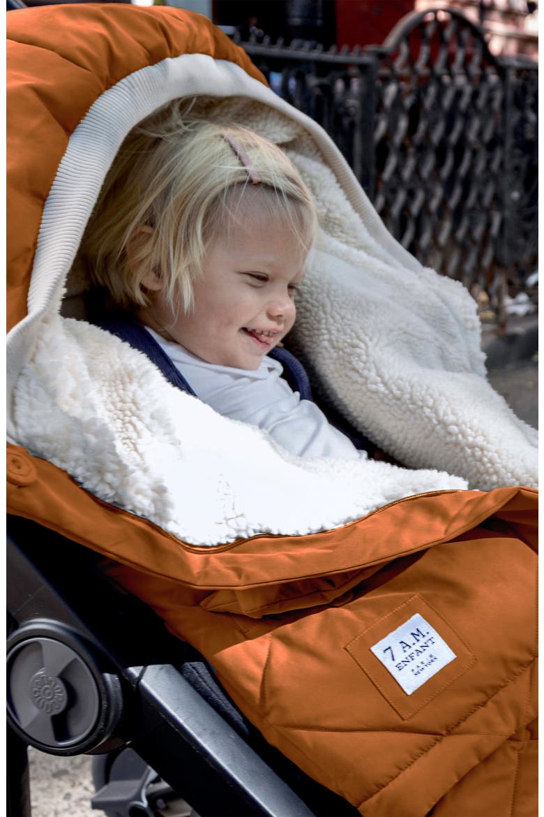 212 evolution® Extendable Stroller & Car Seat Waterproof Footmuff, Alternate, color, SPICE QUILTED