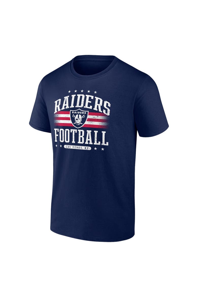 Men's Fanatics Branded  Navy Las Vegas Raiders Americana T-Shirt, Alternate, color, Navy