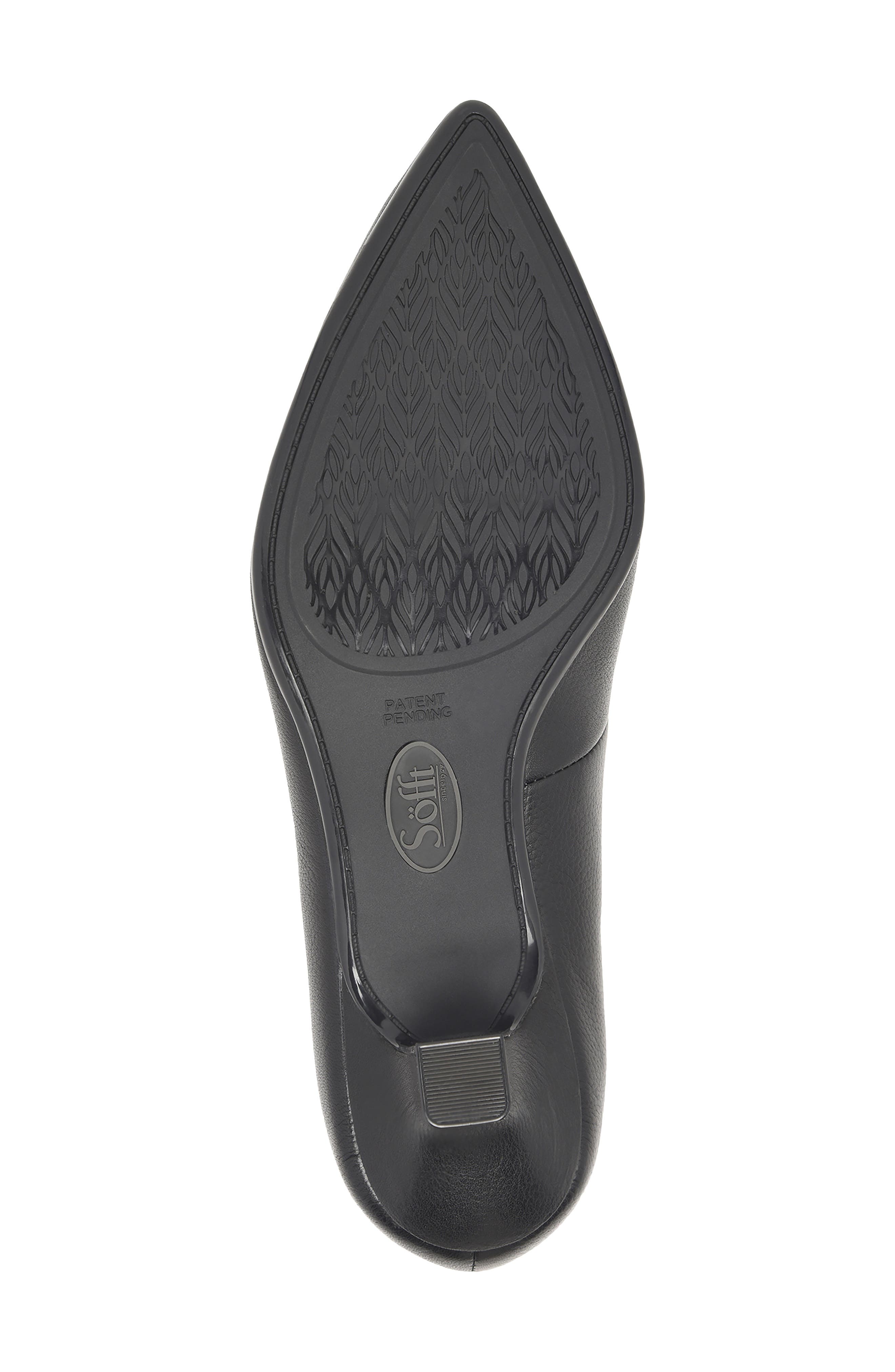 Söfft Sabrina Pointy Toe Kitten Heel Pump, Alternate, color, Black