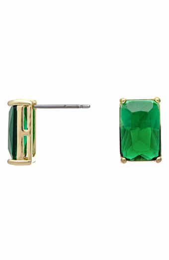 RIVKA FRIEDMAN Emerald Cut Stud Earrings