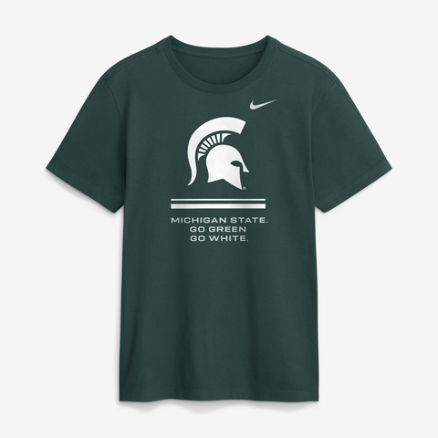 Men's Nike Green Michigan State Spartans 2026 Sideline Dri-FIT T-Shirt