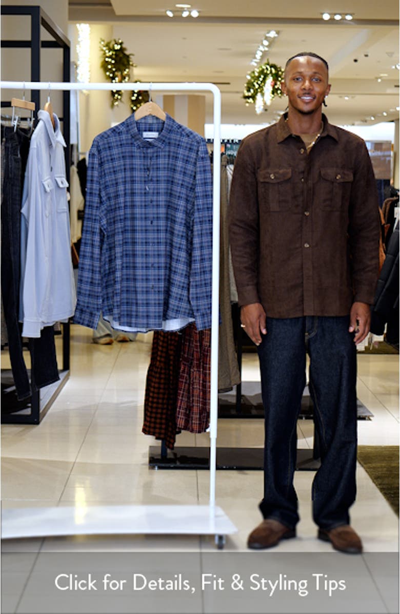 Jules OoohCotton<sup>®</sup> Plaid Button-Down Shirt, sales video thumbnail