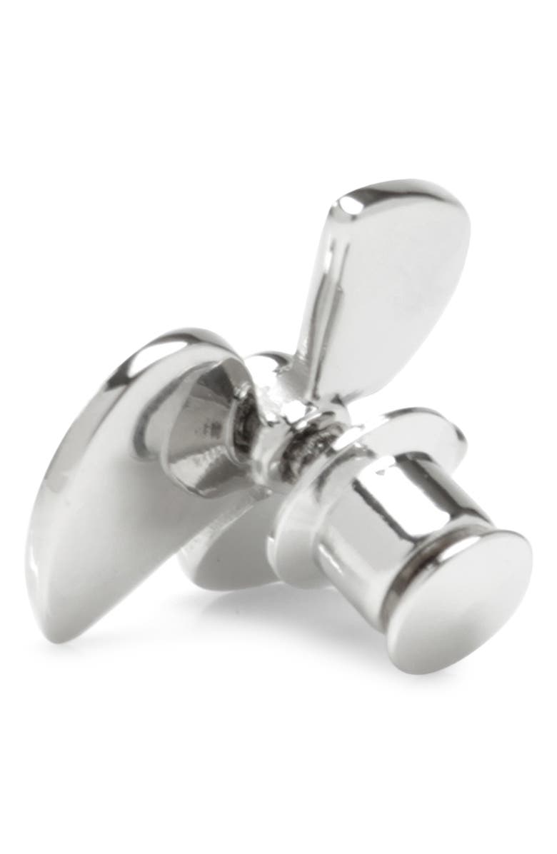 Cufflinks, Inc. 3D Boat Propellor Lapel Pin, Alternate, color,