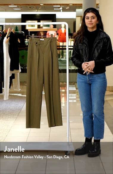 パンツ Eaphi asymmetry wrap belt pants Wrap Belt Pants – Materiel