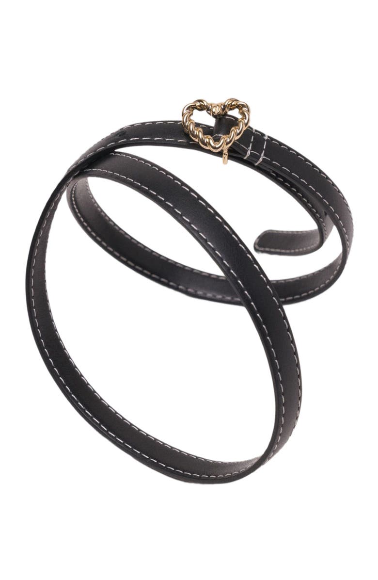 maje Slim heart belt, Alternate, color,