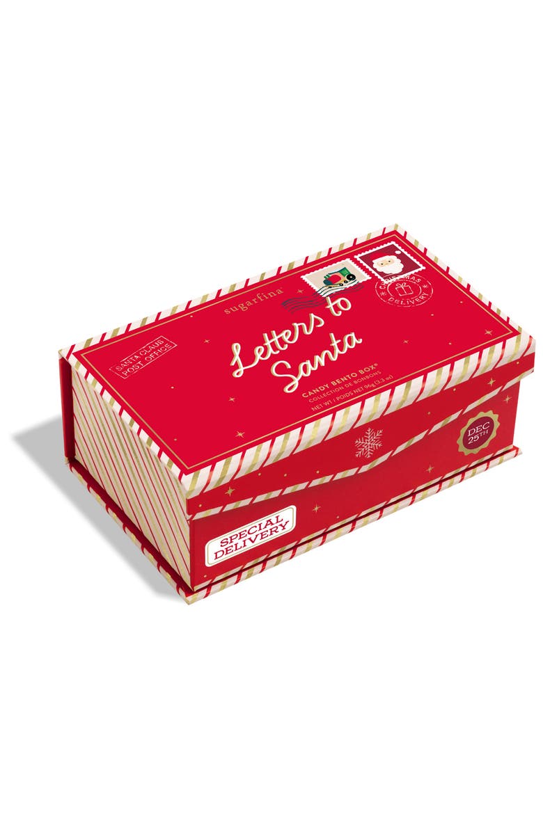 sugarfina Letters to Santa 2-Piece Candy Bento Box, Alternate, color,