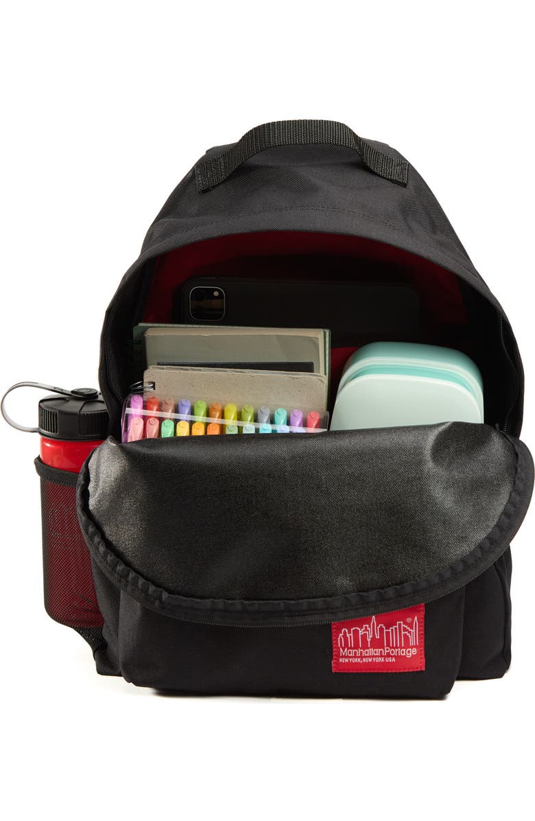 Manhattan Portage Big Apple Backpack, Alternate, color, Black