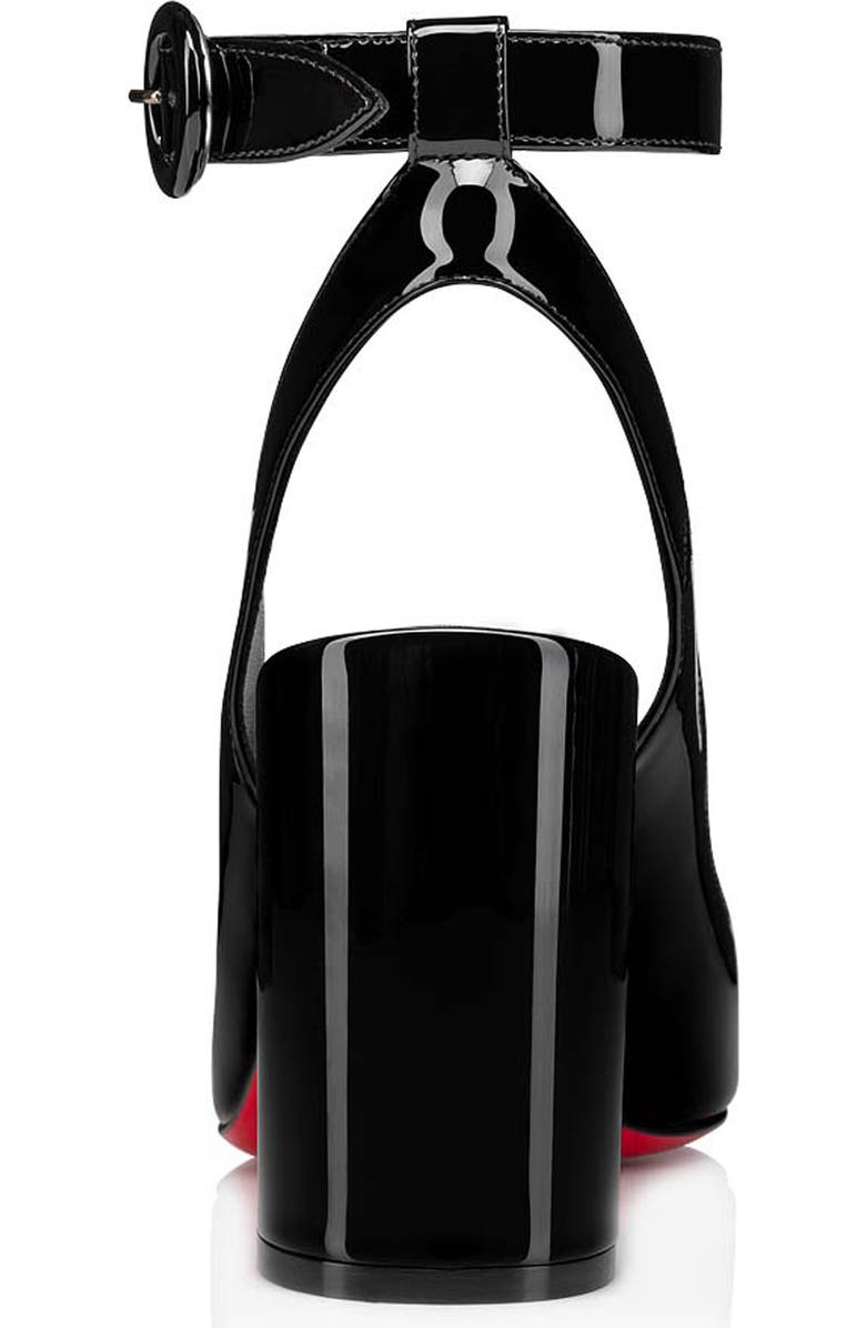 Christian Louboutin Miss Sab Slingback Pump, Alternate, color, B439 Black/ Lin Black