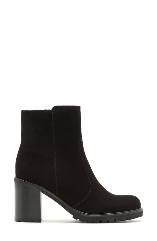 La Canadienne Kylee Waterproof Bootie In Black Suede