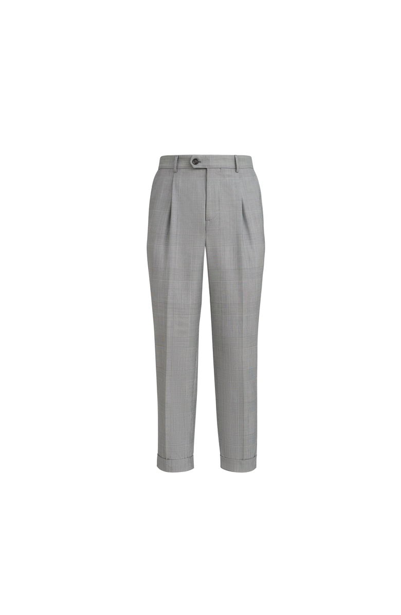 Brunello Cucinelli Prince of Wales trousers, Main, color, Grey