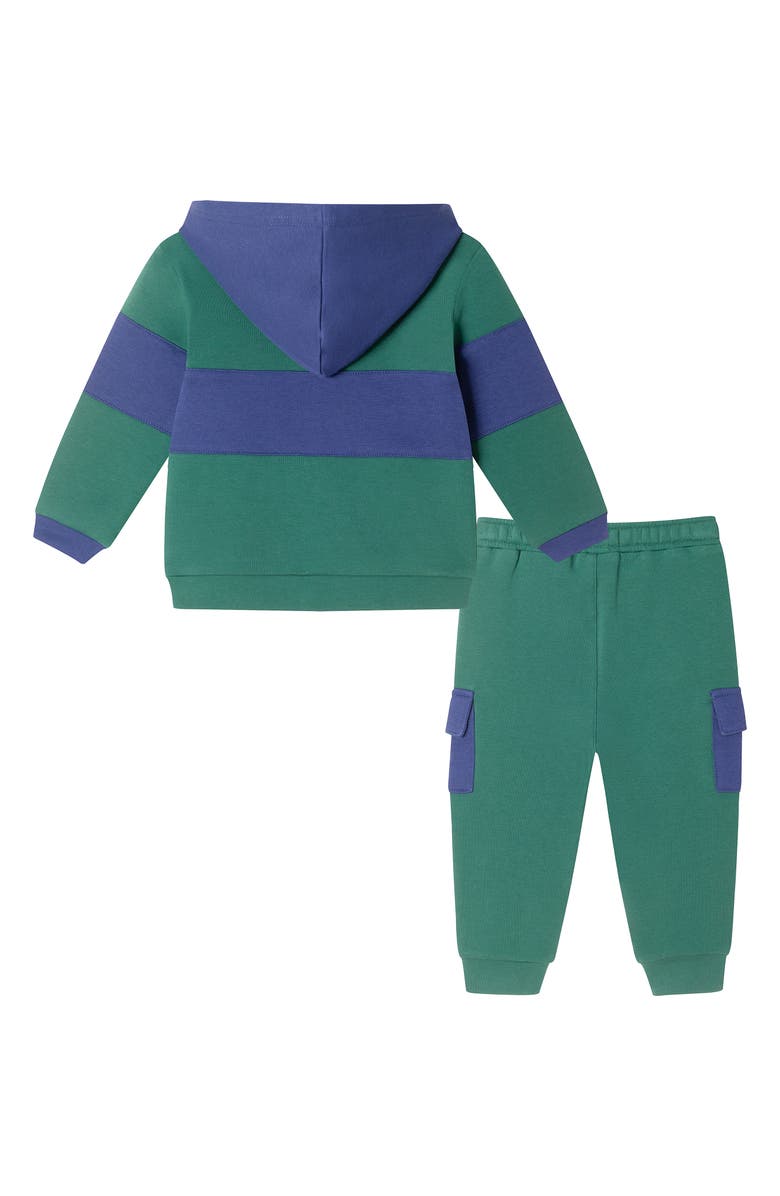 Andy & Evan Colorblock Hoodie & Joggers Set, Alternate, color, 