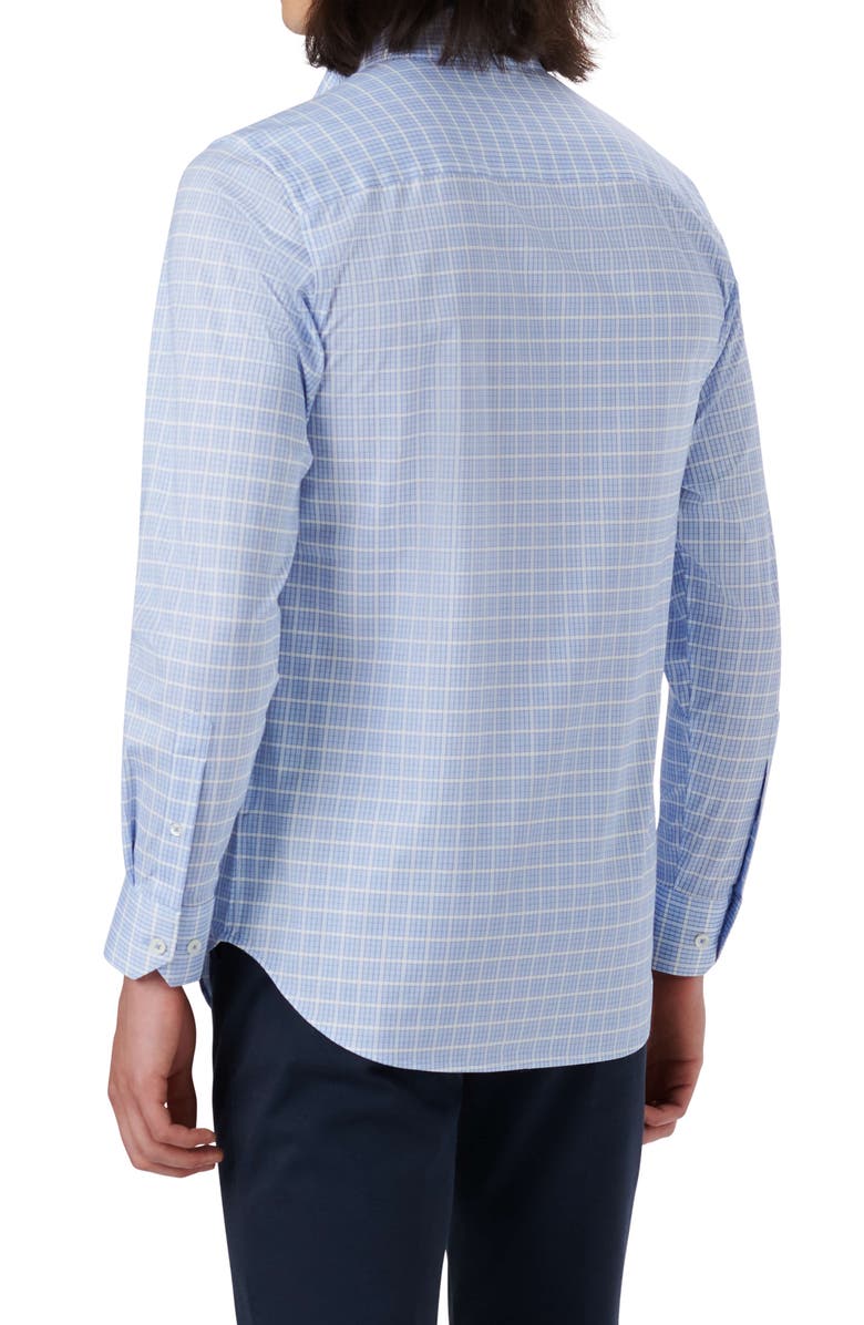 Bugatchi OoohCotton<sup>®</sup> Grid Button-Down Shirt, Alternate, color, 