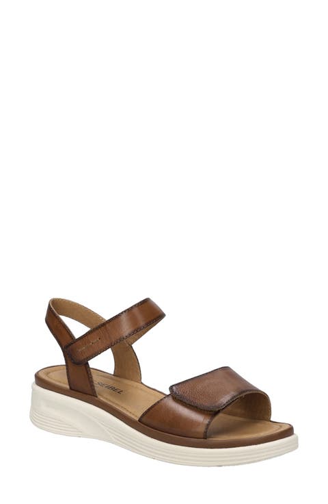 Severan Ankle Strap Platform Wedge Sandal (Women)