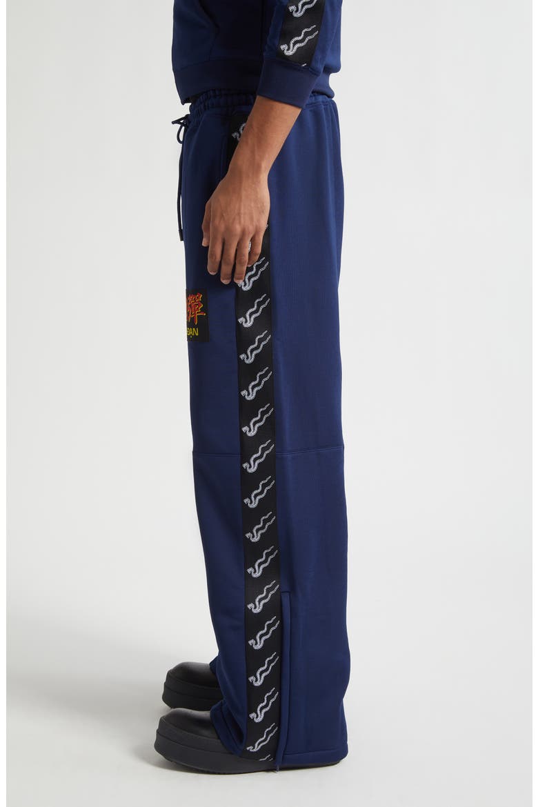Stacked Track Pants, Alternate, color, DEEP NAVY