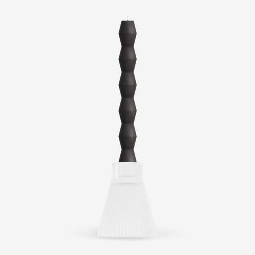 Ozaiz Zai Geometric Pillar Candle In Gray