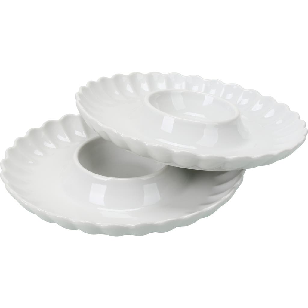 Bia Cordon Bleu Petal Set Of 2 Chip-n-dip Bowl Set