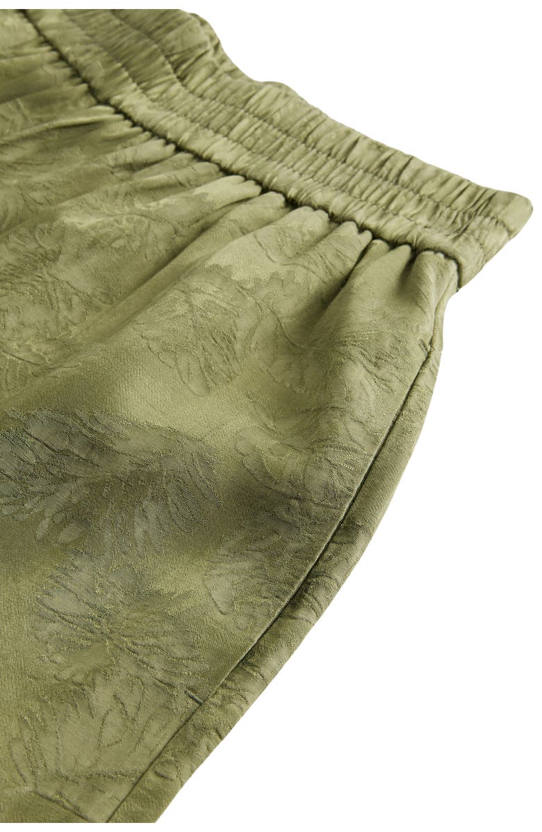 NEXT Jacquard Wide Leg Pants, Alternate, color, Green