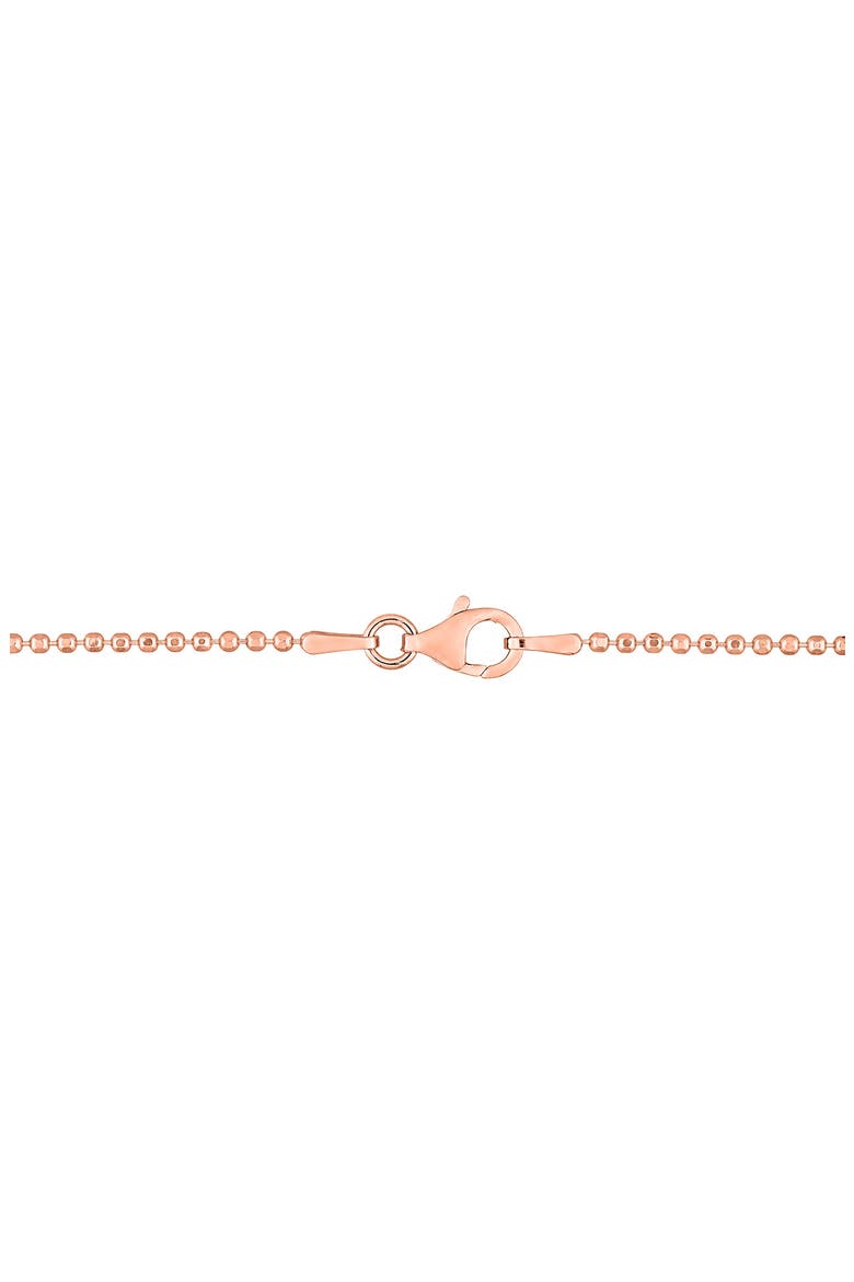 1.5mm Oval Ball Chain Necklace, Alternate, color, ROSE