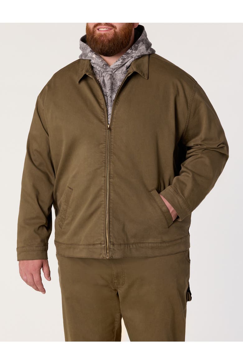 Big & Tall Utility Trucker Jacket, Alternate, color, TARMAC