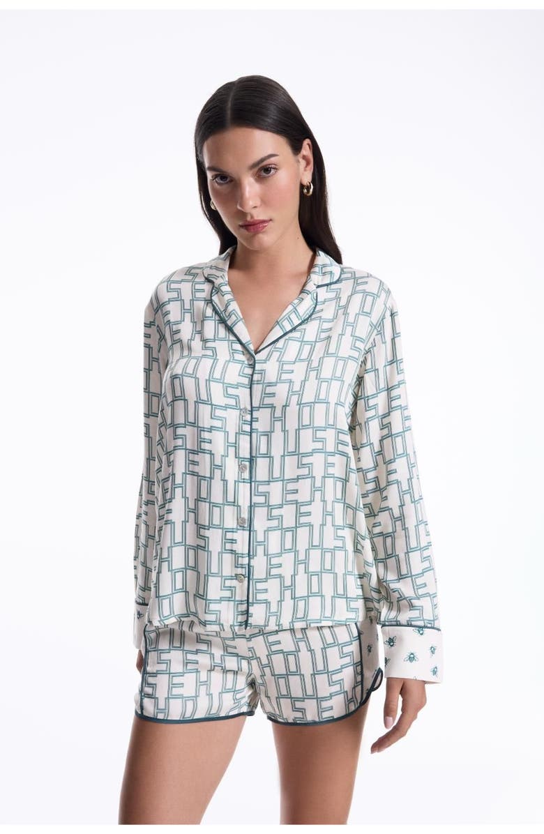 House Of Silk Honey Bee Pyjama Set, Alternate, color, Multicolour