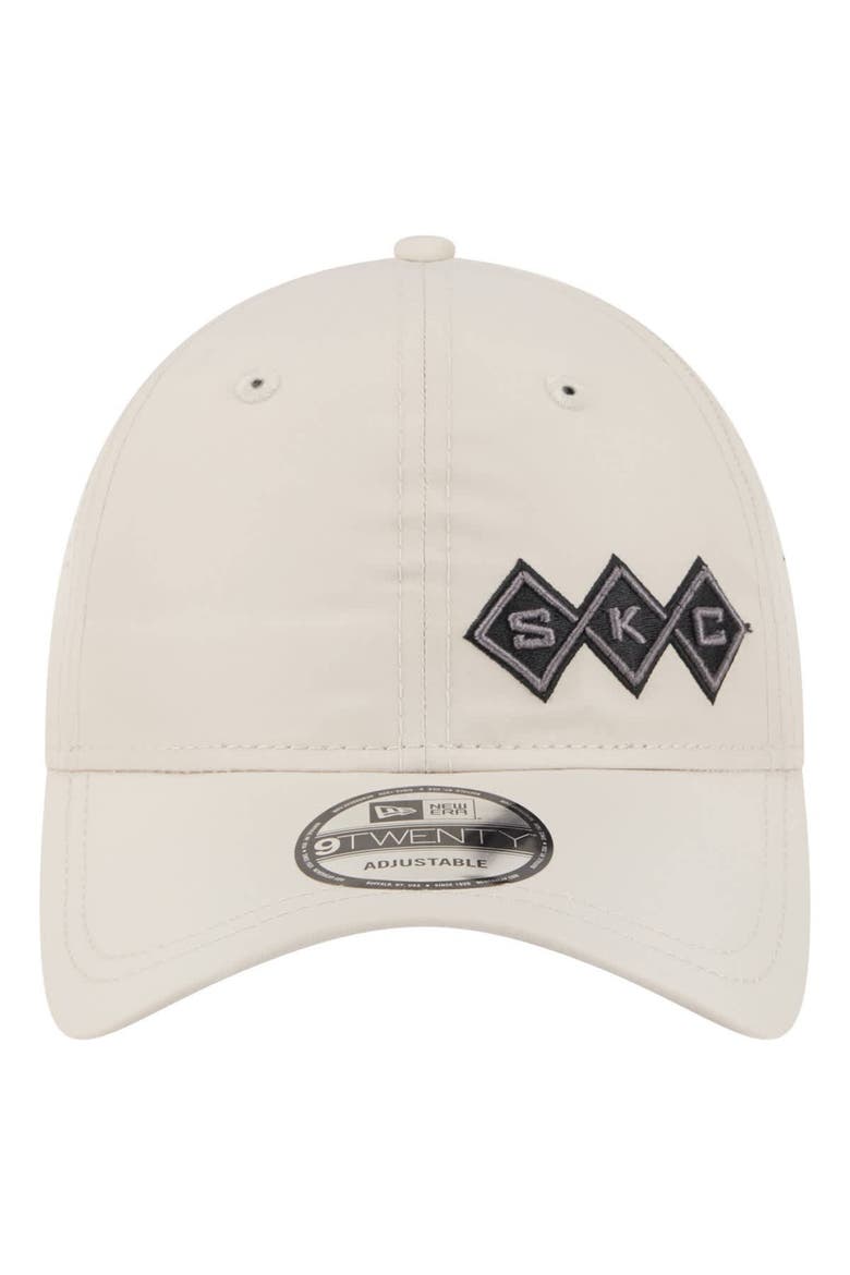 Men's New Era  Tan Sporting Kansas City Active 9TWENTY Adjustable Hat, Alternate, color, Tan