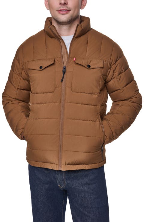 Stand Collar Puffer Jacket