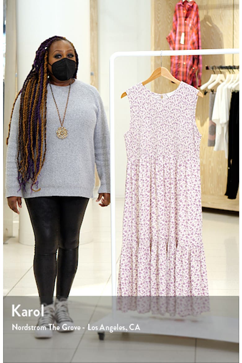 Smocked Sleeveless Midi Dress video