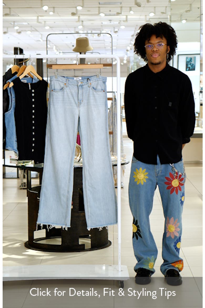 The Californian High Waist Raw Hem Flare Leg Jeans video