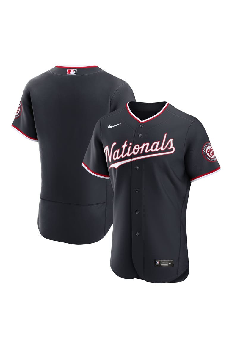 Men's Nike  Navy Washington Nationals Alternate Authentic Jersey, Main, color, Navy