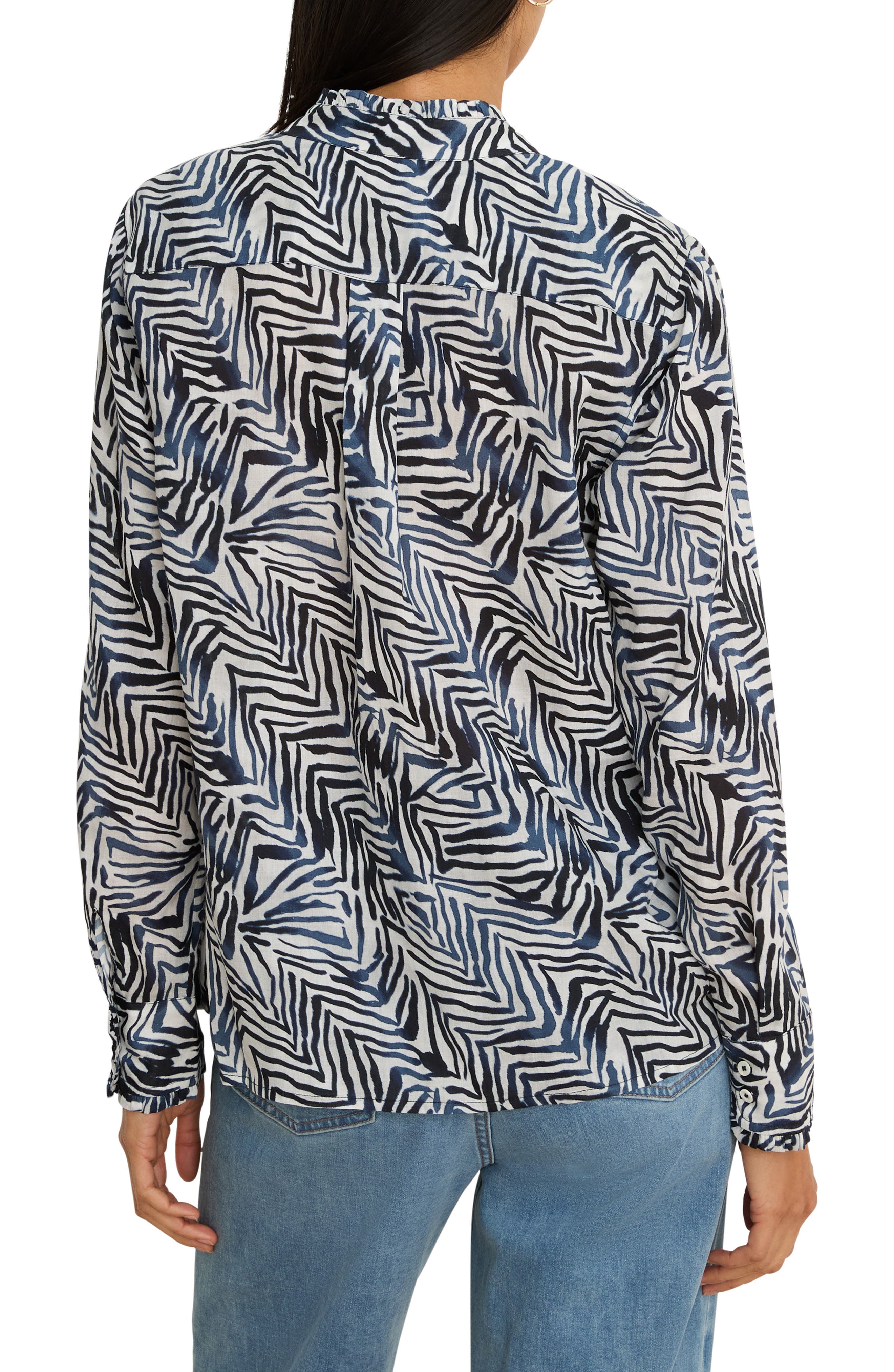 Inked Lines Button-Up Shirt - image 2