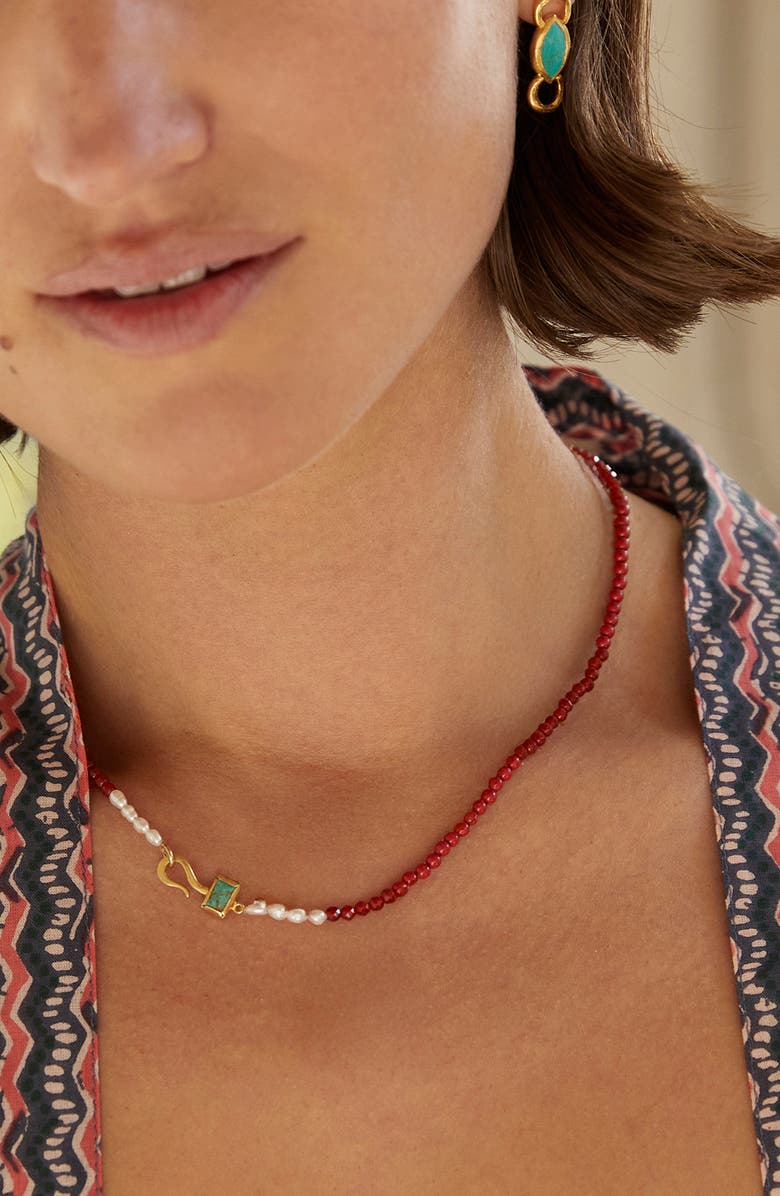 Chan Luu Santos Necklace, Alternate, color, Carnelian Mix