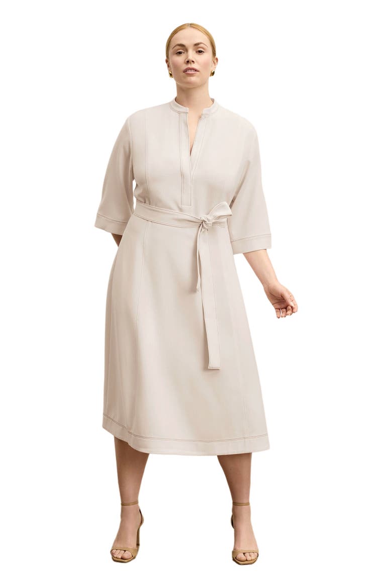 Lauleh Dress, Alternate, color, Eggshell