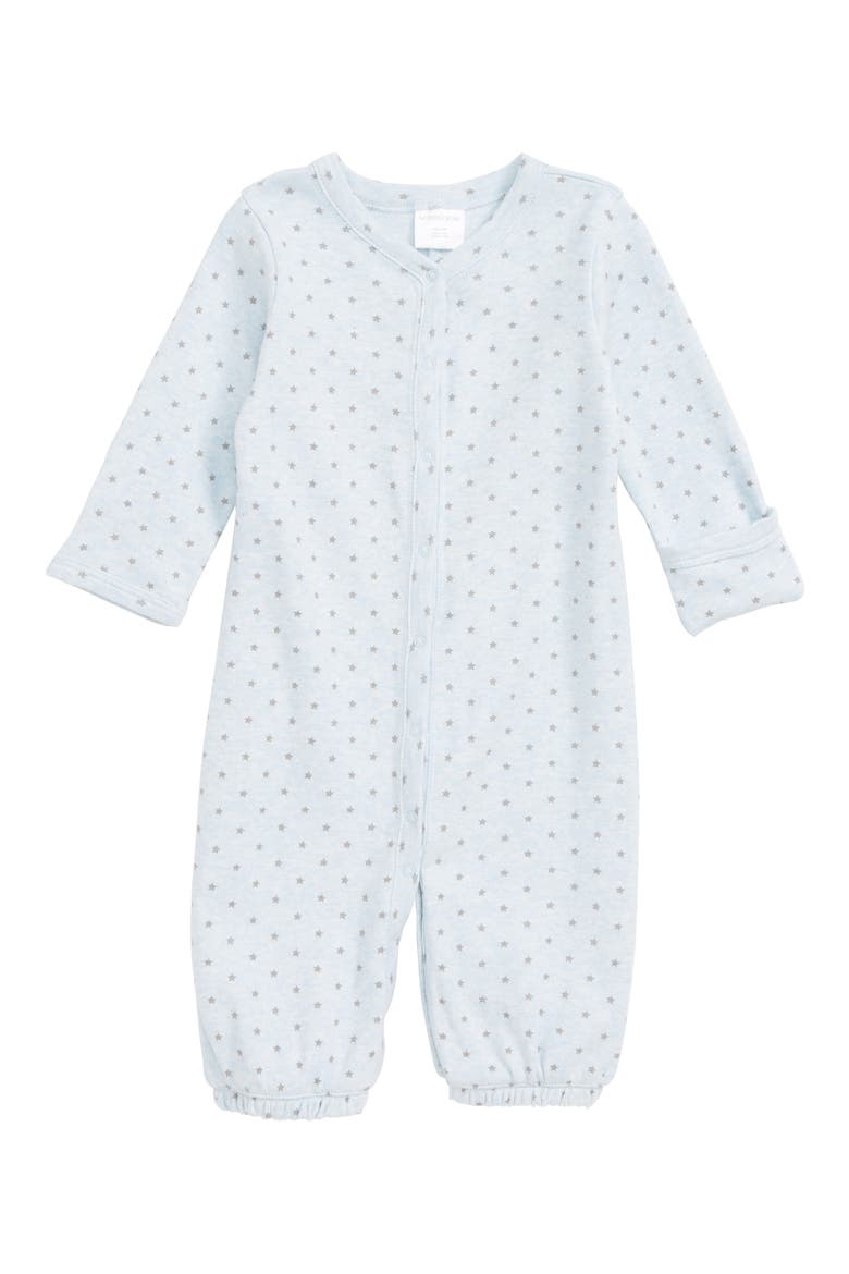 Convertible Gown, Alternate, color, BLUE PRECIOUS HEATHER STARS