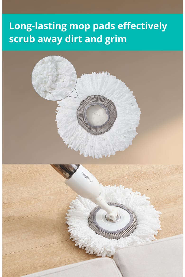 4-Pack SPRAY-360 Replacement Mop Pads, Alternate, color, WHITE