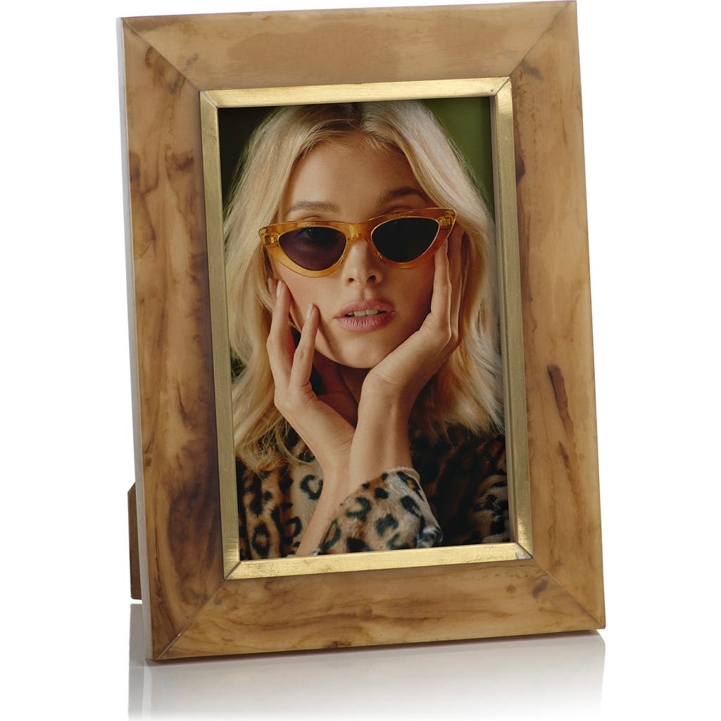 Zodax Horn Inlay Picture Frame In Brown