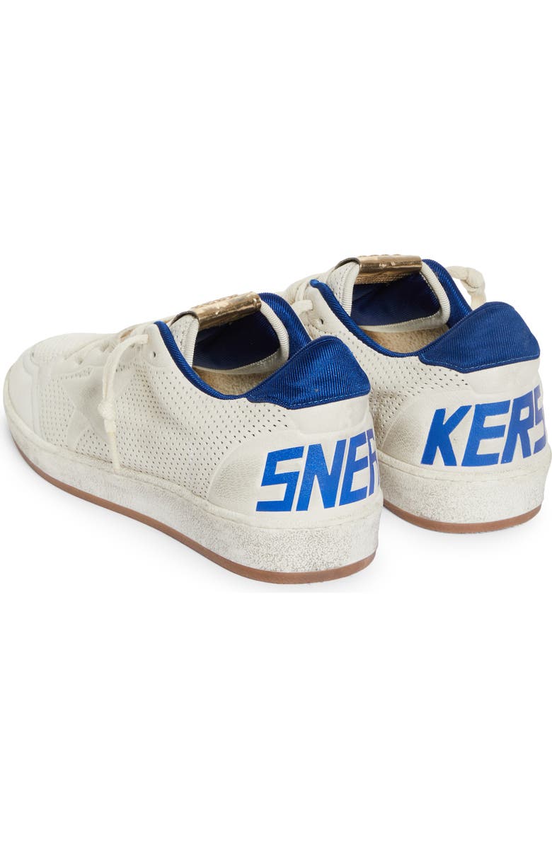 Golden Goose Ball Star Perforated Low Top Sneaker, Alternate, color,