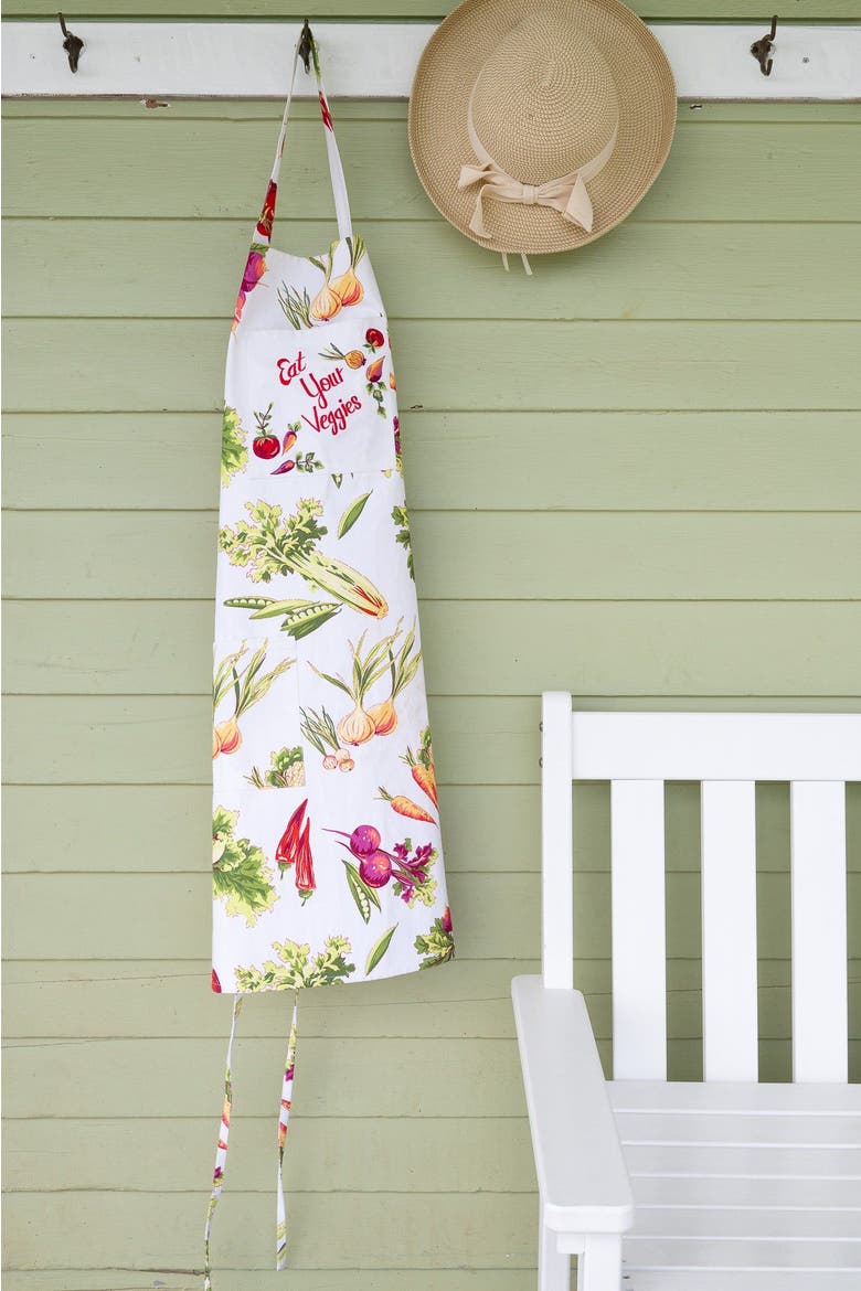 Farm Fresh Chef Apron, Alternate, color, White