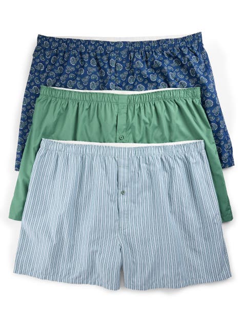 Big & Tall 3-pk Paisley Woven Boxers