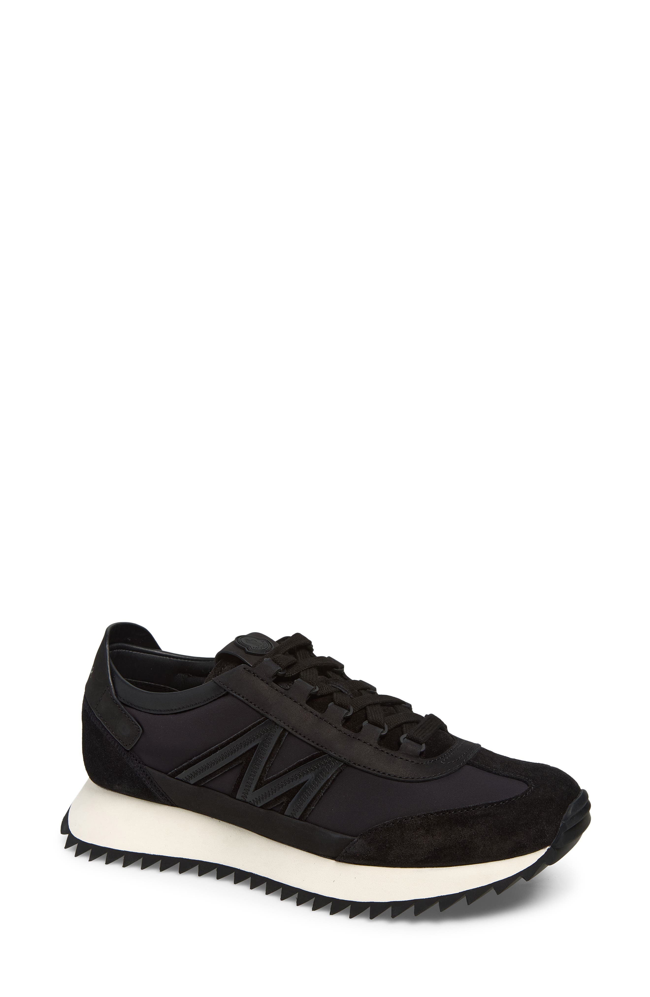 Moncler Pacey Low Top Sneaker, Main, color, Black
