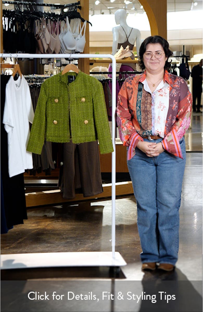 Textured Button Tweed Jacket, sales video thumbnail