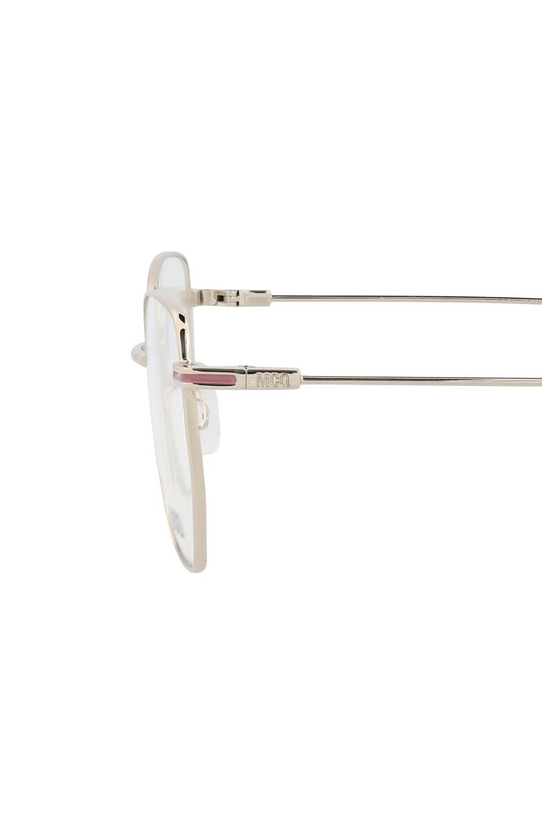 McQueen 50mm Cat Eye Optical Glasses, Alternate, color,