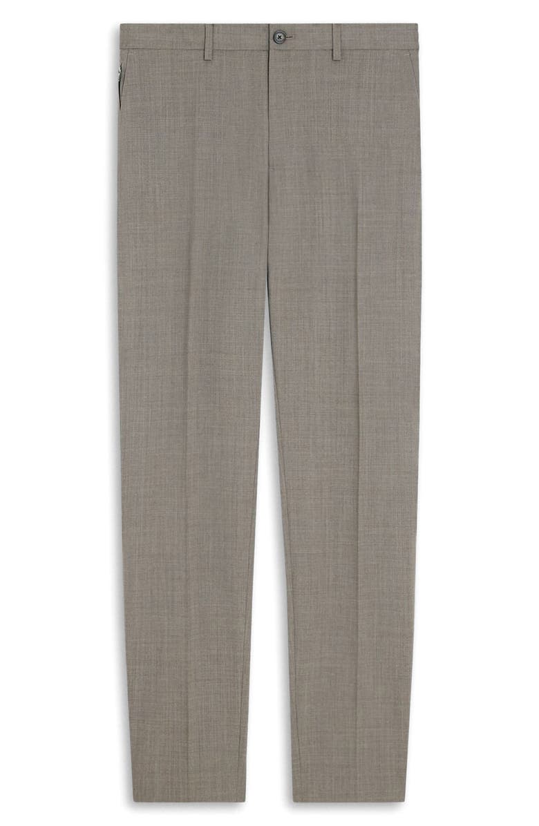 Theory Curtis Motion Wool Blend Pants, Alternate, color, Walnut Melange