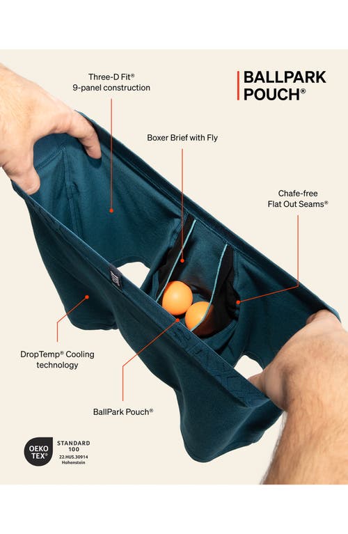 Saxx Droptemp™ Cooling Cotton Boxer Briefs In Gamers Paradise-black