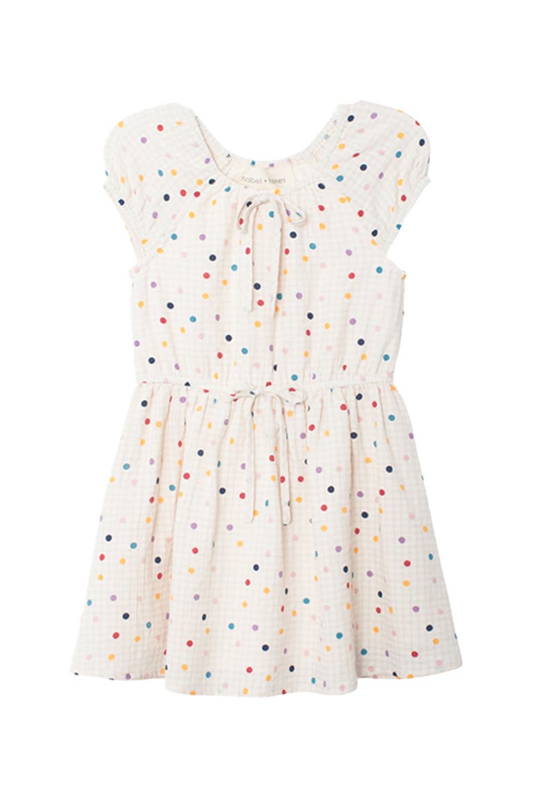 Confetti Cutie Cap Sleeve Dress, Alternate, color, Ivory