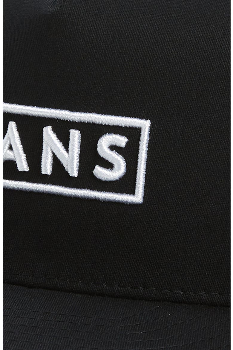 Kids' Box Logo Baseball Cap, Alternate, color, BLACK