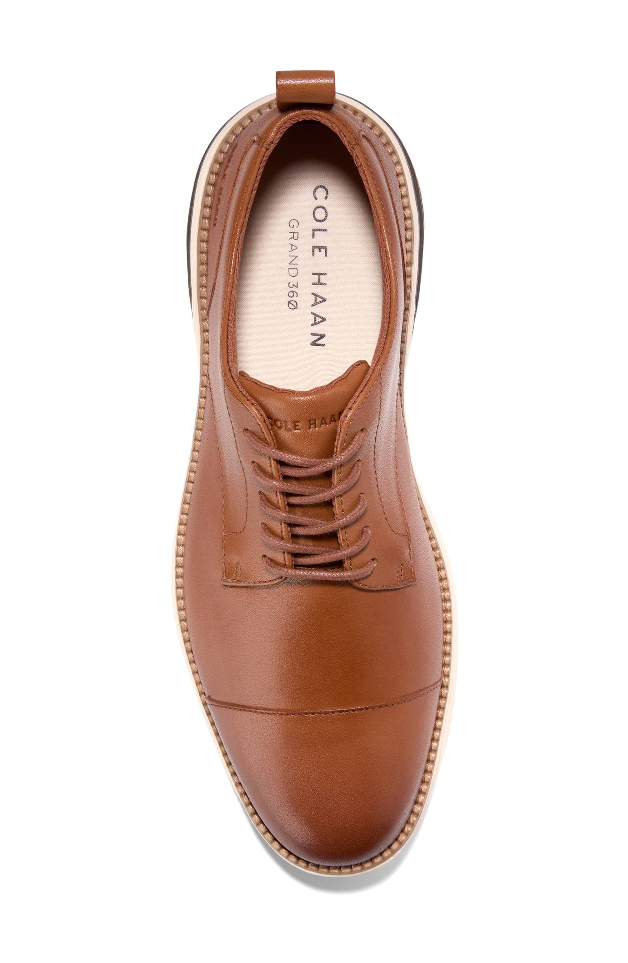 Grand Hurrion Cap Toe Derby, Alternate, color, BRITISH TAN / IVORY / JAVA