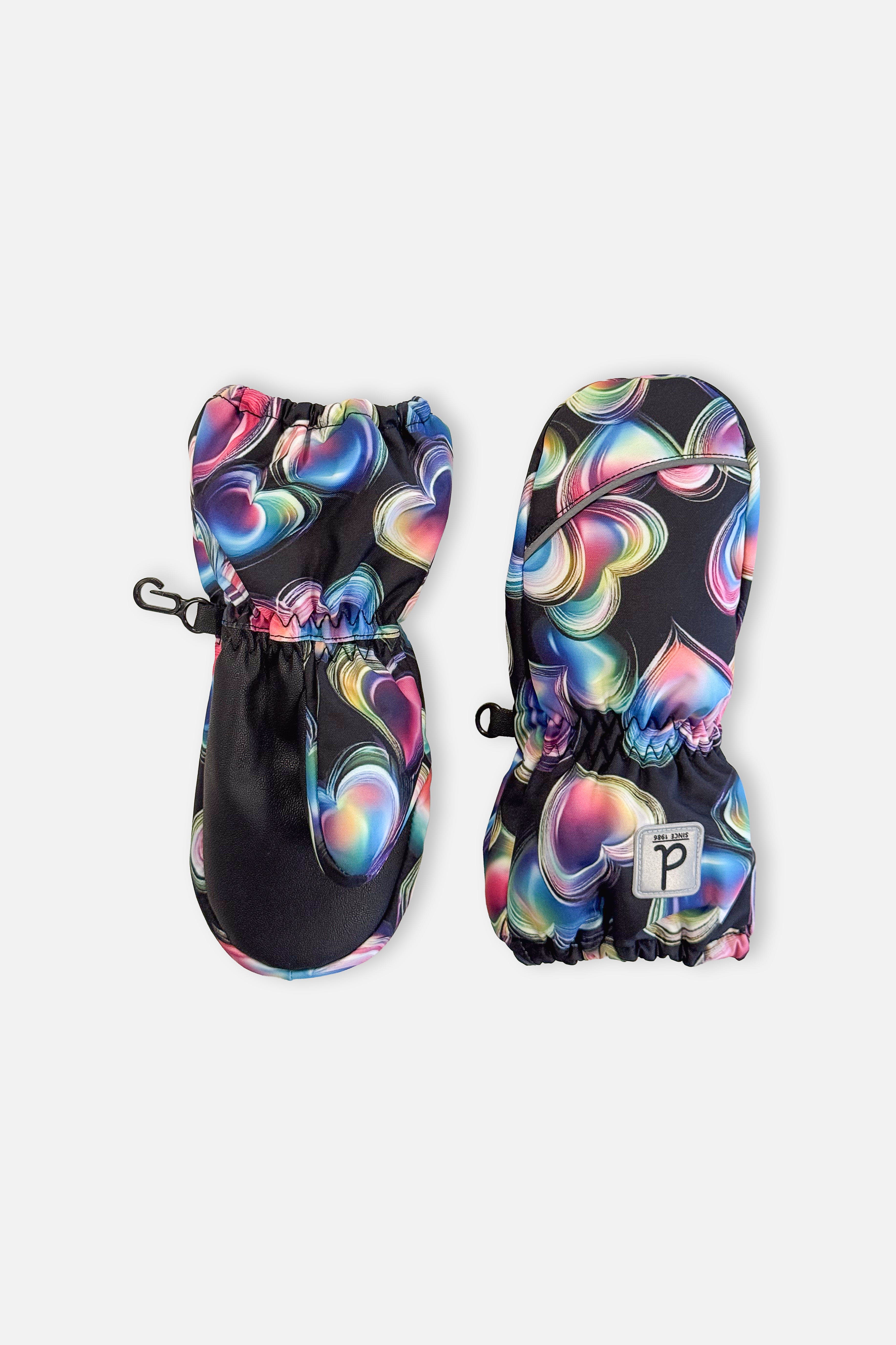 selected Black Printed with Hearts