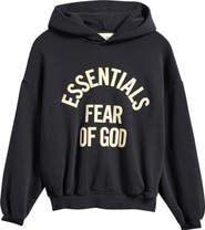 Fear of God Essentials Kids' '90s Campus Logo Graphic Hoodie
